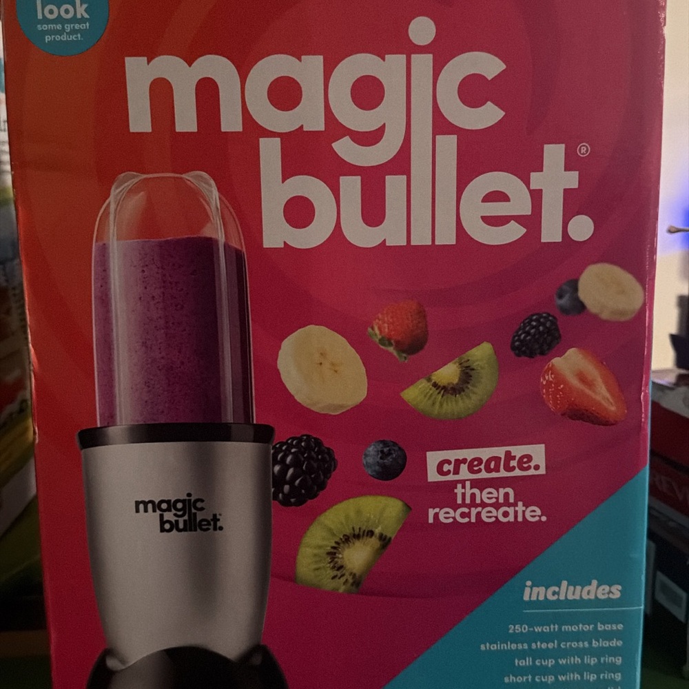 Magic Bullet Personal Blender - Pink Packaging